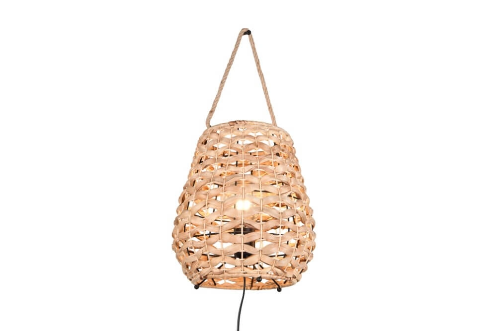 Country table lamp Jean Ø 29cm rattan Trio 4017807637687