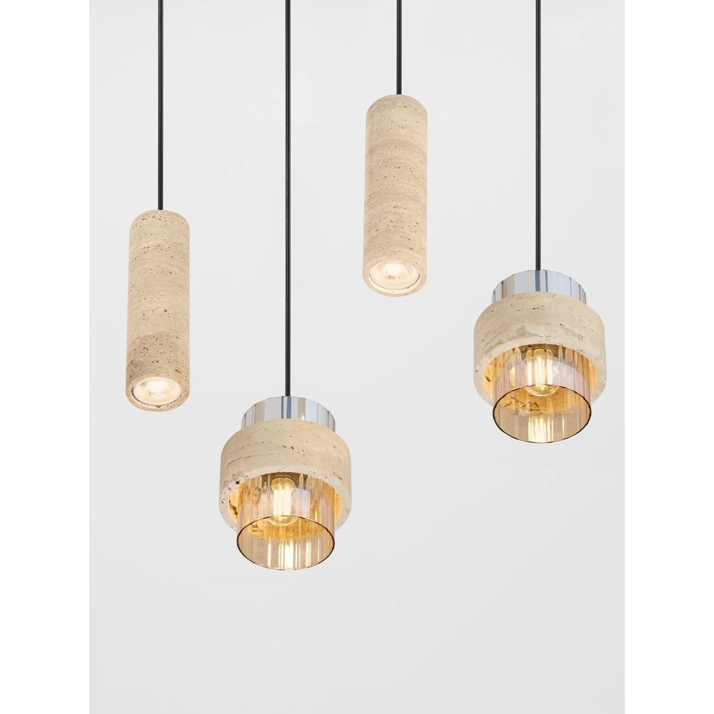 7-light pendant lamp Melony Modern sand brown Lyora 5212063501263
