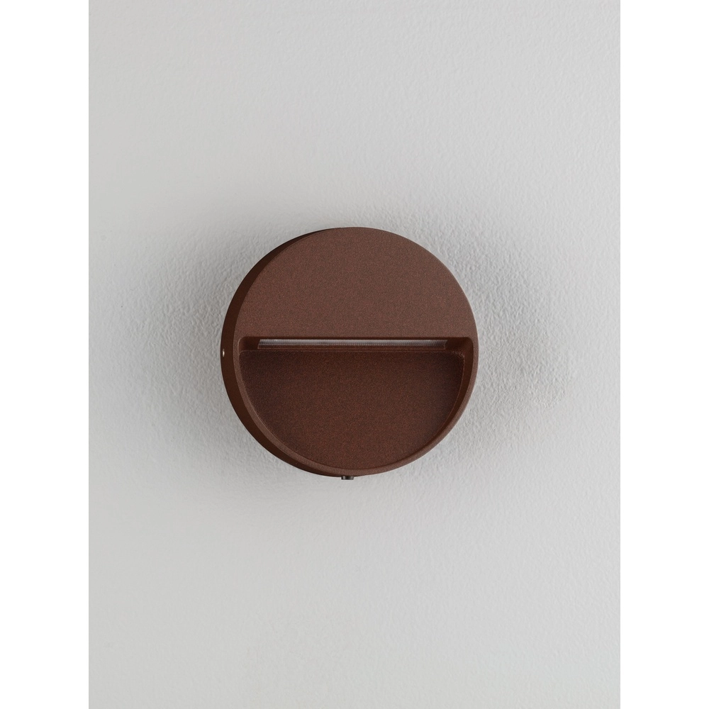 Round wall lamp Sete Rusty brown Lyora 5212017497932