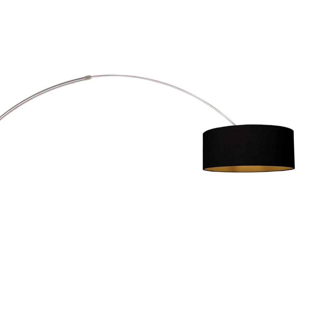 Arc lamp Sparkled Light metal with black shade Steinhauer 8712746175516