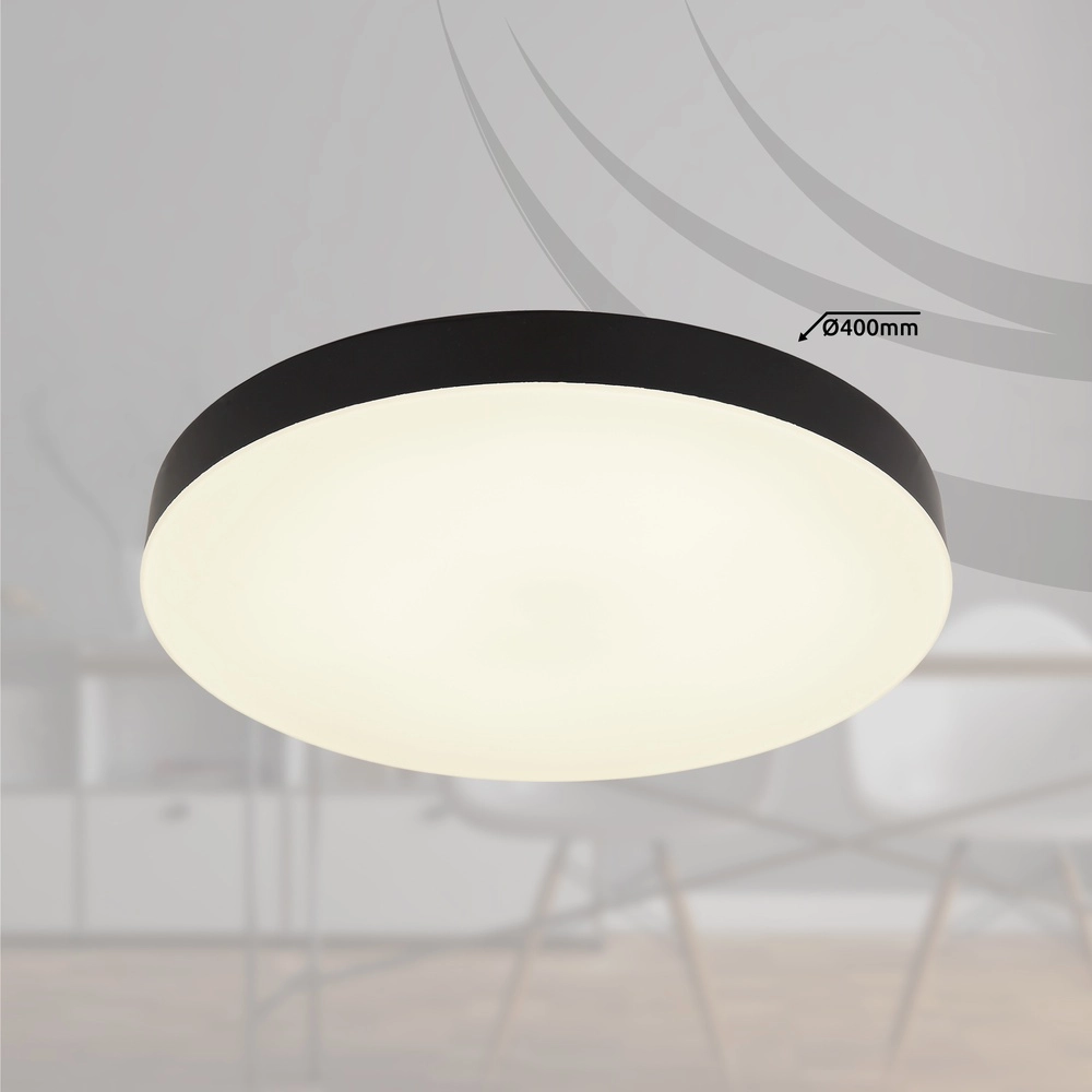 Ceiling light Matthew design black Ø 40cm Globo 9007371459209