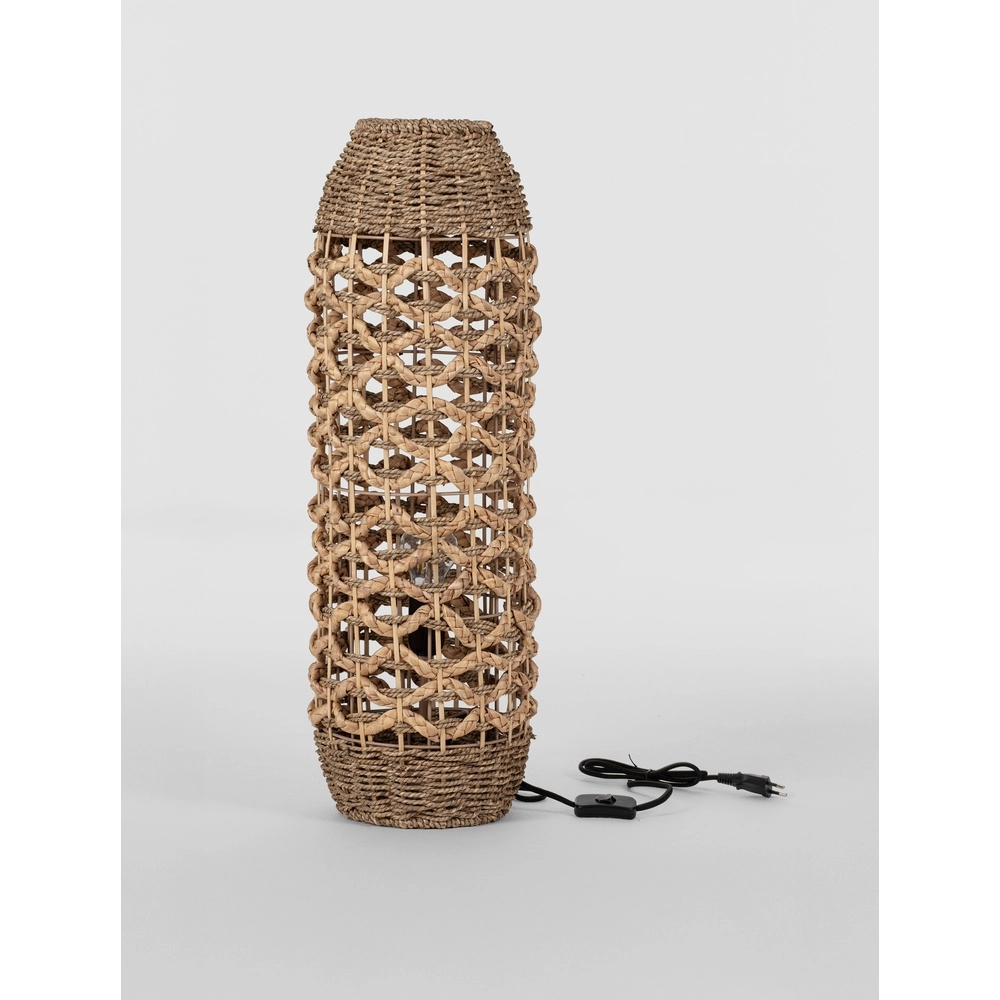 Floor lamp Elma brown Ø 23cm Lyora 5212017477491