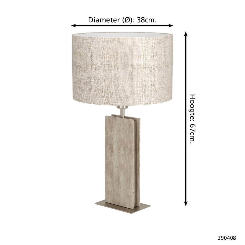 Table lamp Belesar designer nickel Stars of Light 9008606305995