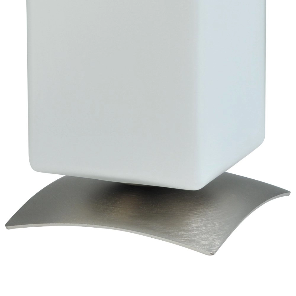 Table lamp Oblica Square 23cm metallic gray Masterlight 8718121011646