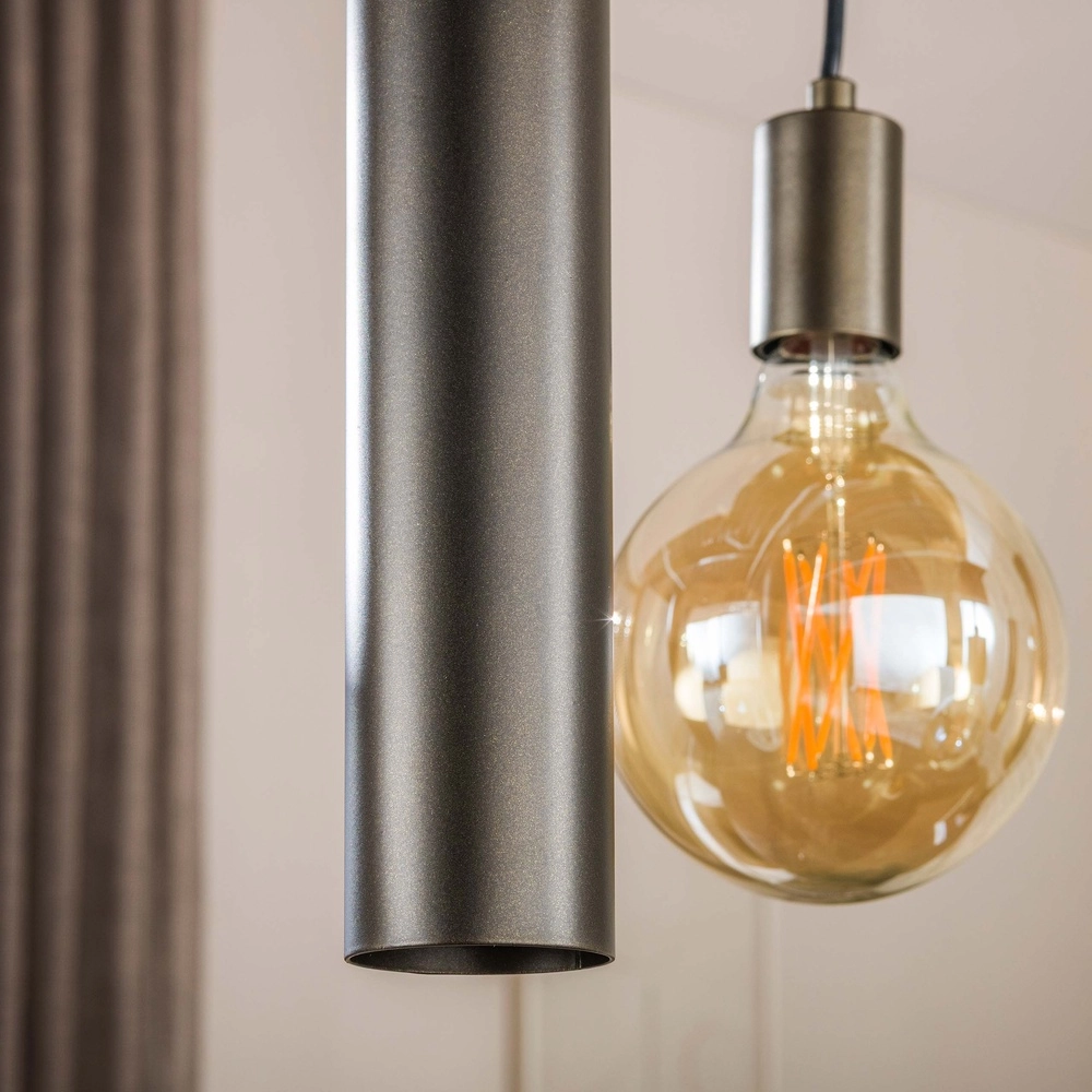 Design hanglamp Senso 9-lichts sienna bruin Lyora 8716803515048