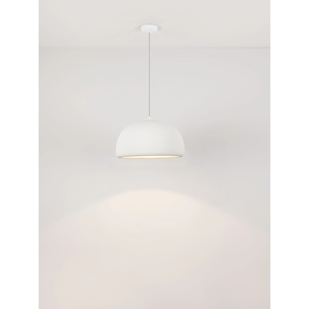 Modern pendant lamp Davo white Ø 43cm Lyora 5212017495686
