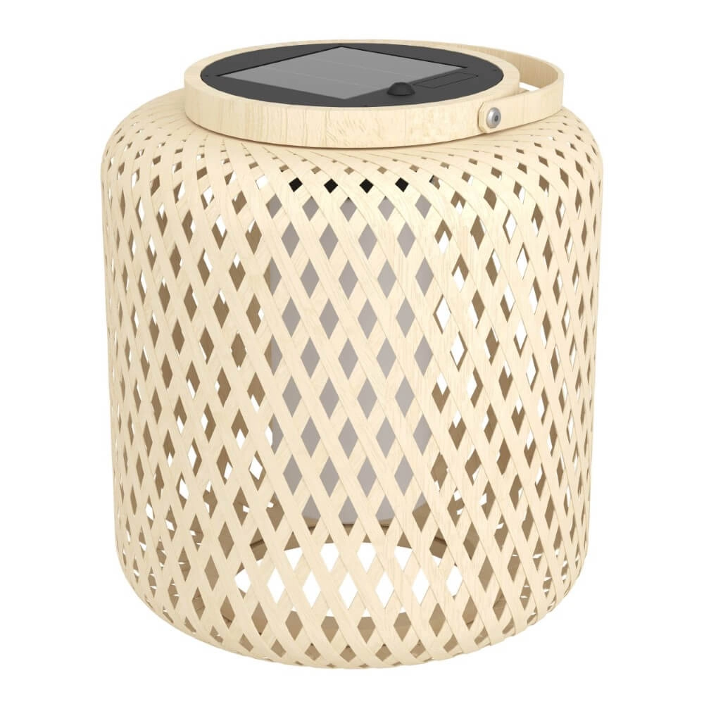 Solar table lamp Marliano Rattan Diamonds