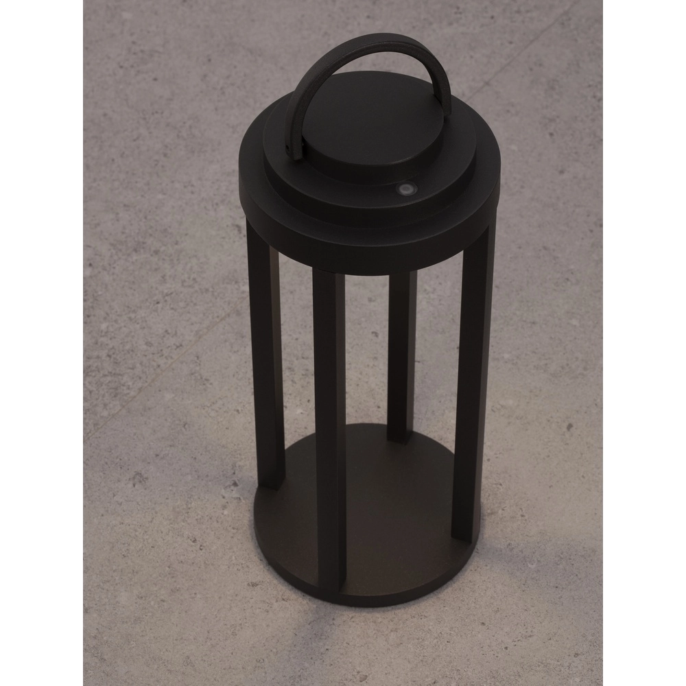Sleek table lamp Mocha anthracite 35cm