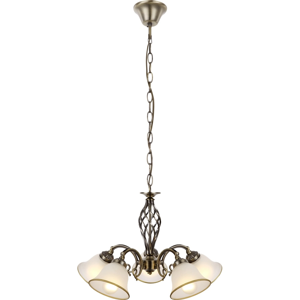Classic pendant lamp Odin 5-light