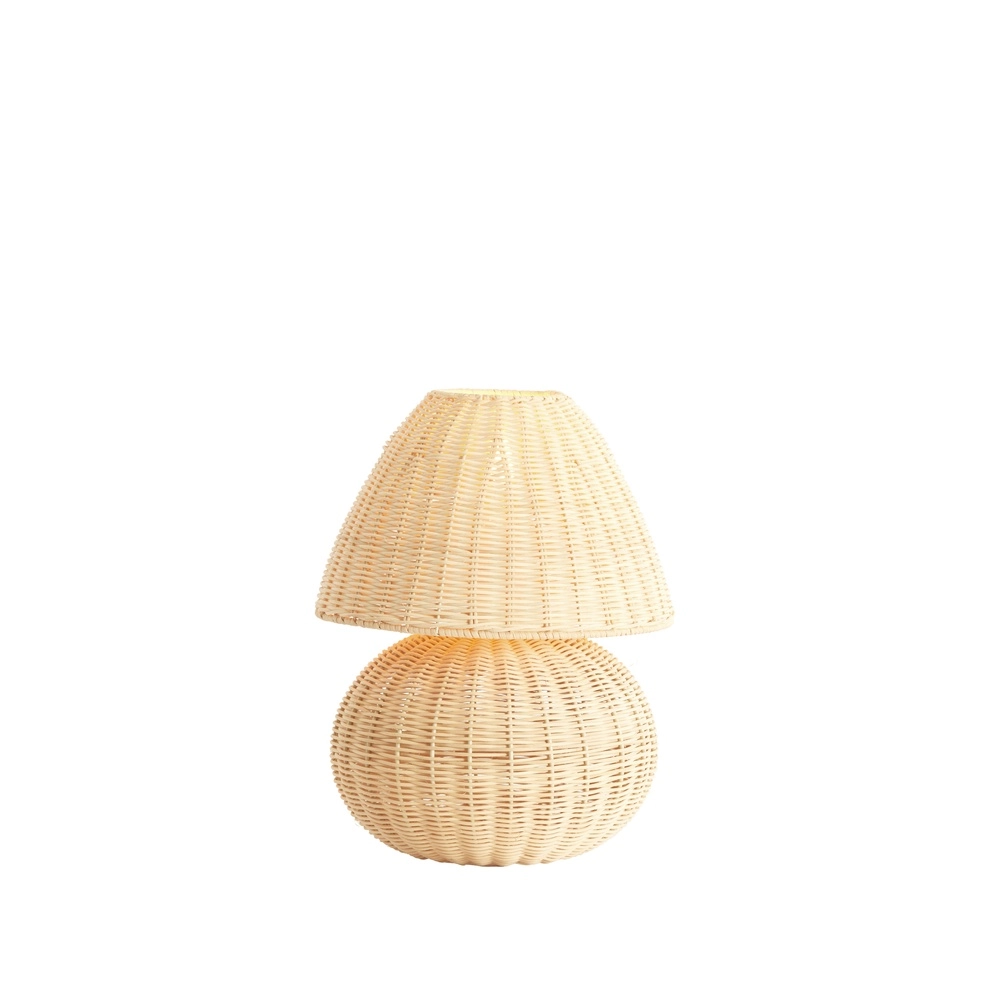 Rattan table lamp Mavon Ø 27,5cm - natural rattan Light & Living 8717807820527
