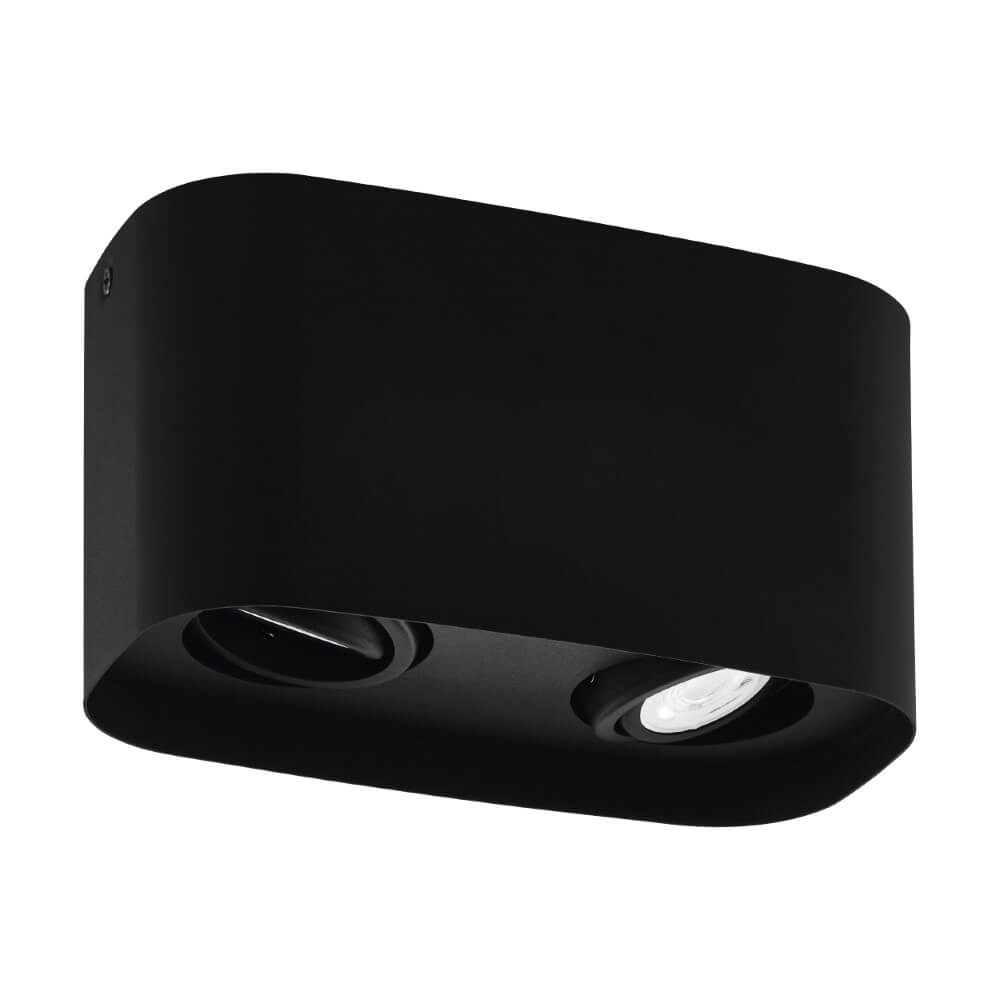 Surface-mounted spotlight Zigbee Caminales-Z 2-light black Eglo 9002759996741