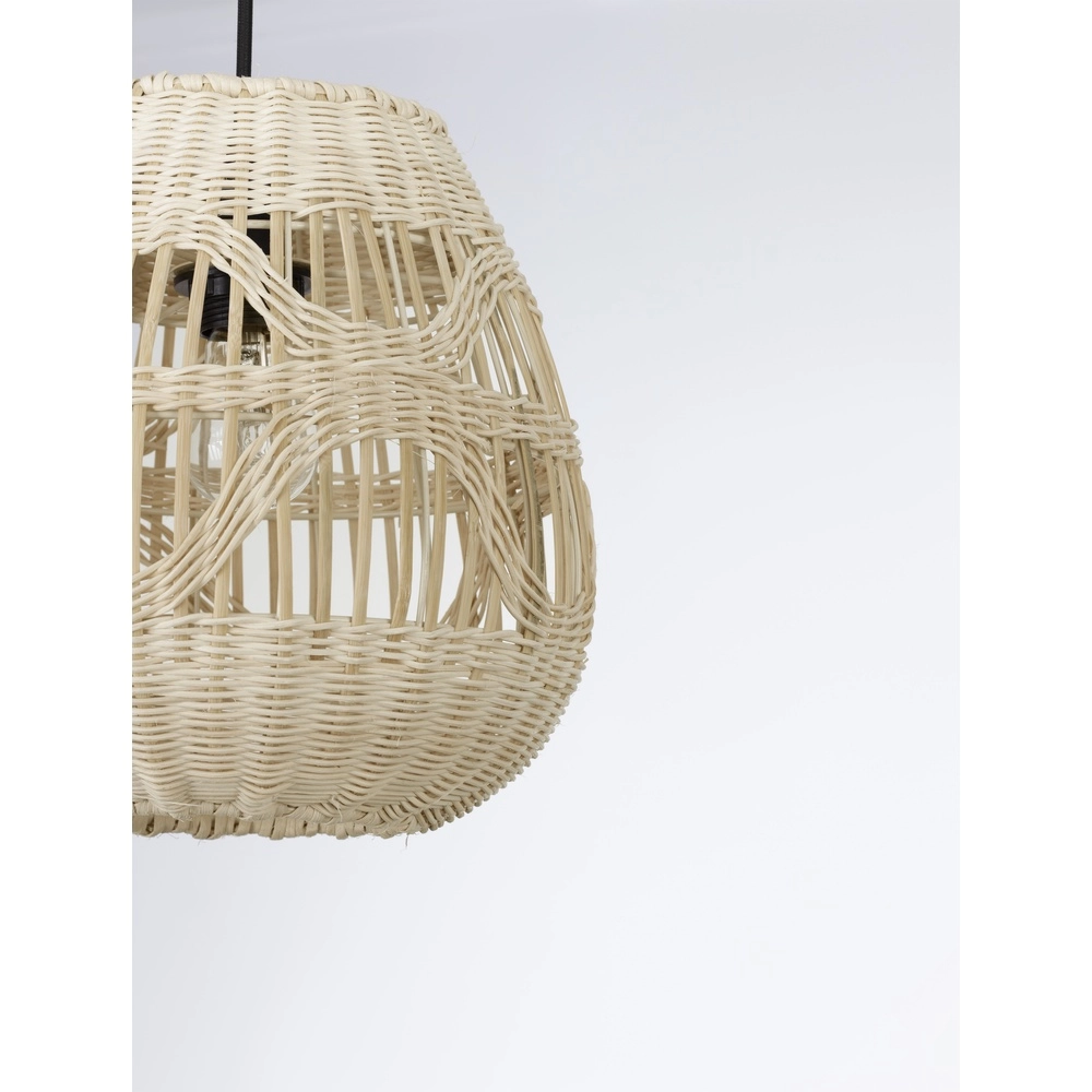 Rattan pendant lamp Marlo Ø 27cm Lyora 5212017438799