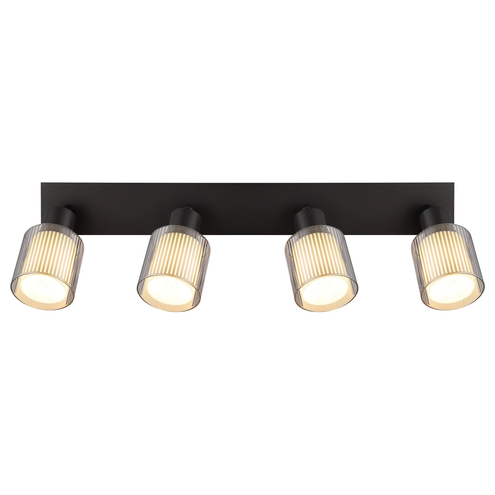 Design ceiling lamp Villegas 4-light gunmetal Globo 9007371578948