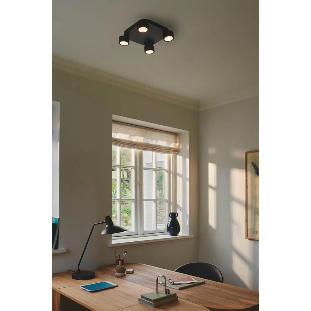 4-light ceiling lamp Clyde Black design Nordlux 5704924018435