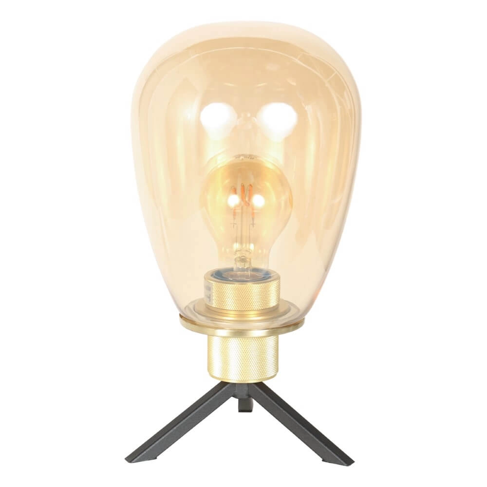 Table lamp Reflexion Ø 15cm - with amber glass
