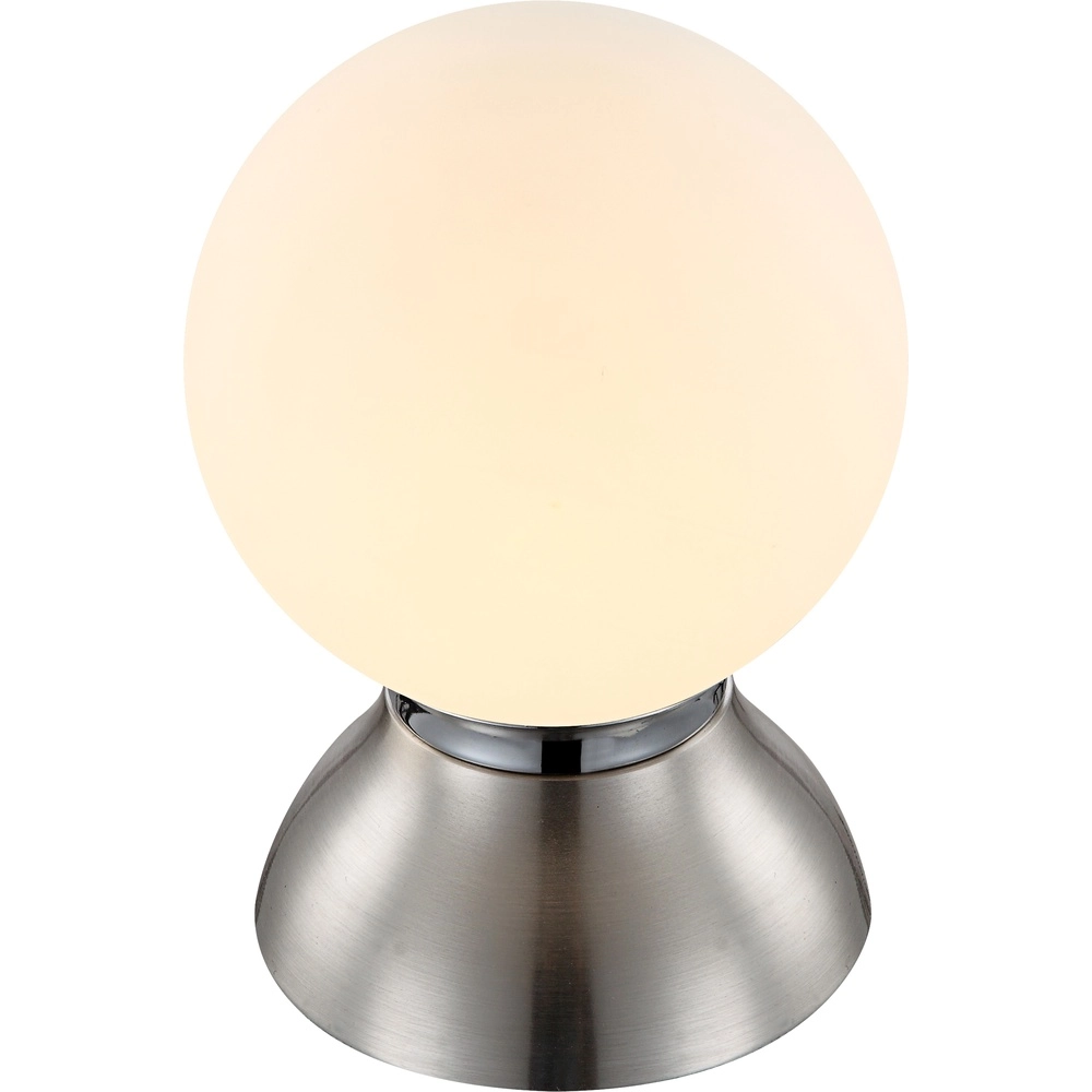 Table lamp Kitty chrome with sphere