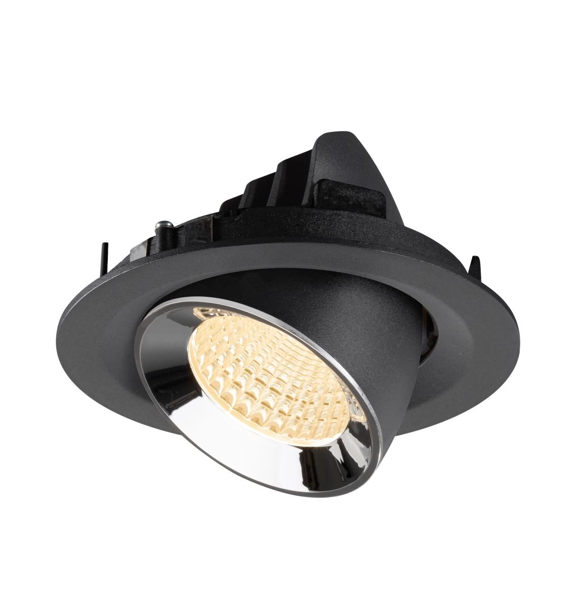 Recessed spotlight Numinos Gimble M black/chrome 2700K - 55deg SLV 4024163312059