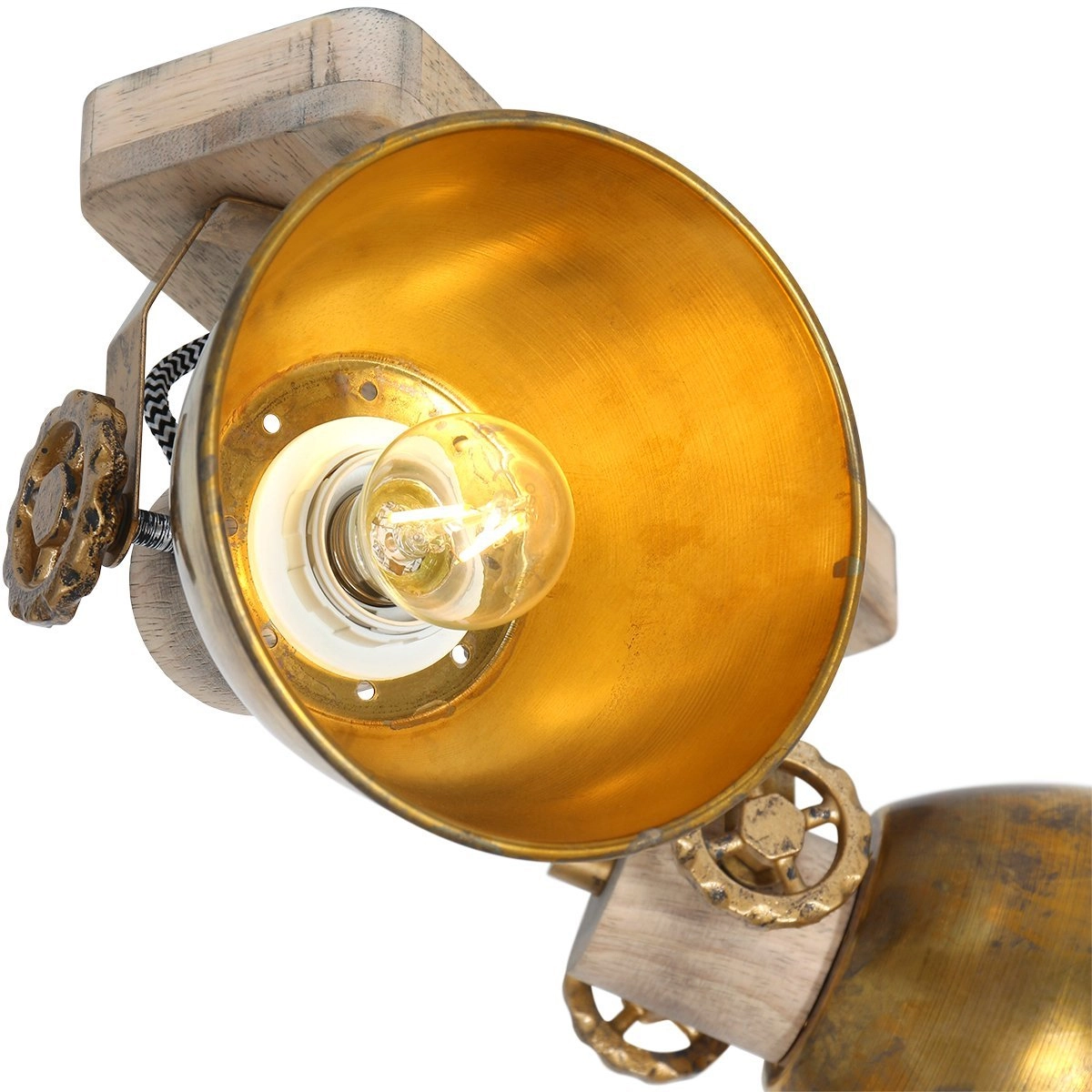 Double surface-mounted spotlight Gearwood industrial Steinhauer 8712746135039