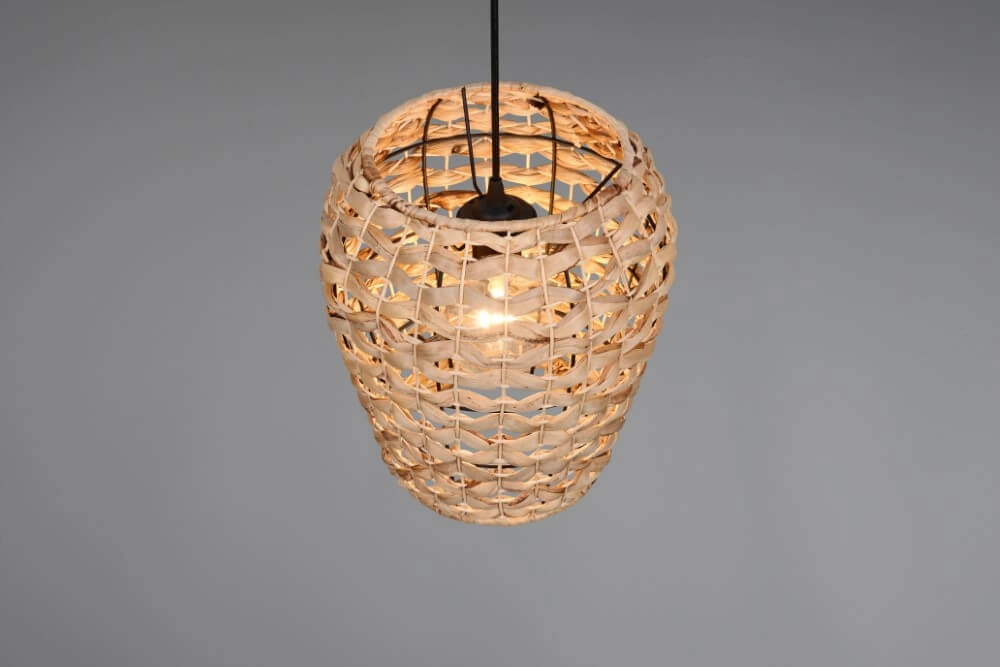 Country Pendant Lamp Jean Ø 29cm rattan Trio 4017807637670