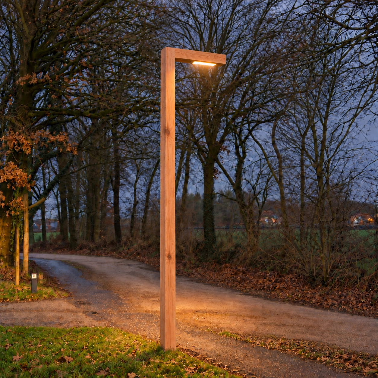 Wooden lantern Angelo Douglas - 3M - PH08 - 3000K