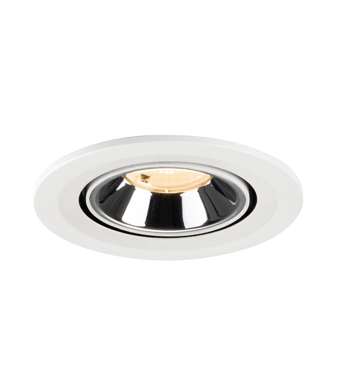 Recessed spotlight Numinos Gimble S white/chrome 2700K - 40deg SLV 4024163313612