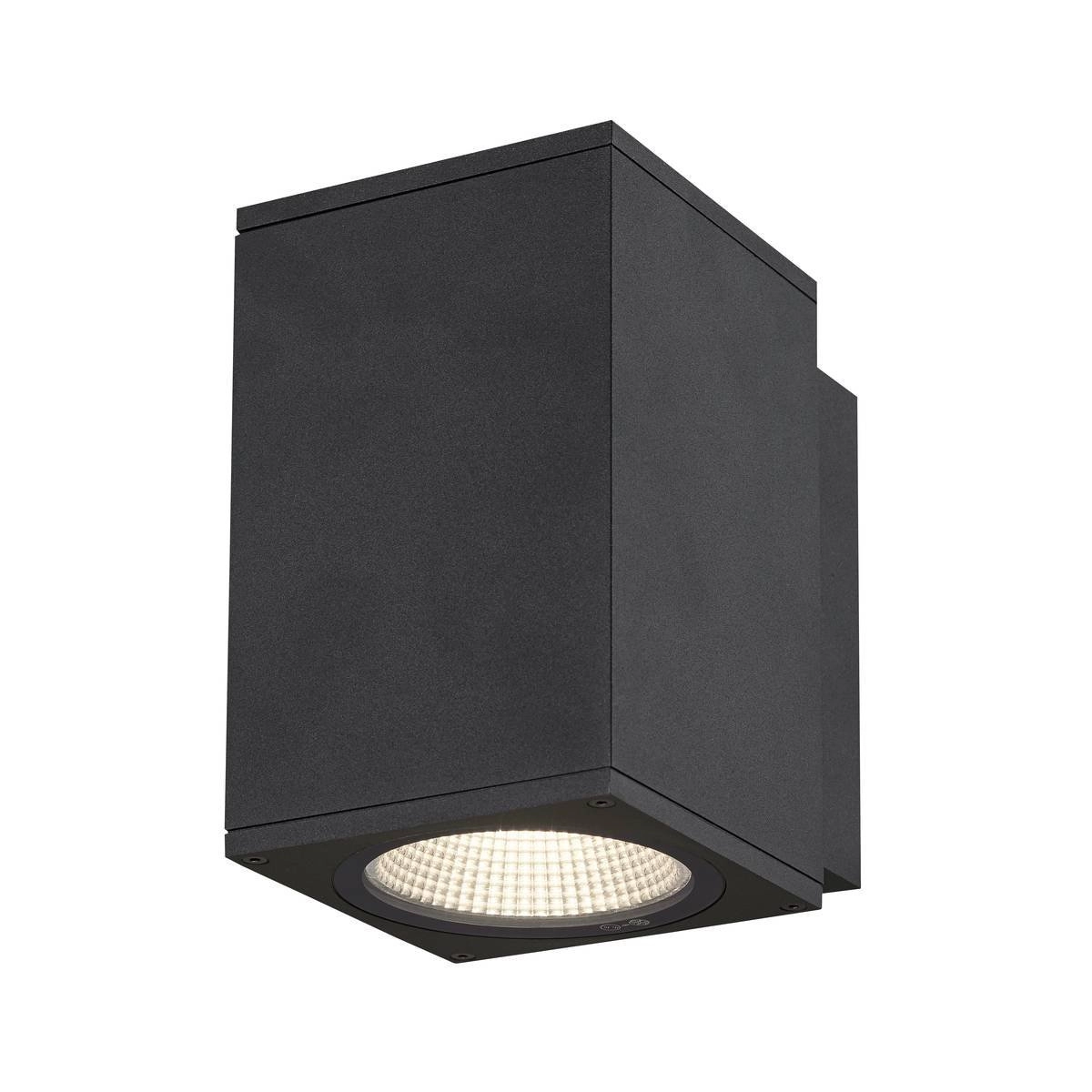 Surface-mounted spot Enola Square M Up - Down anthracite
