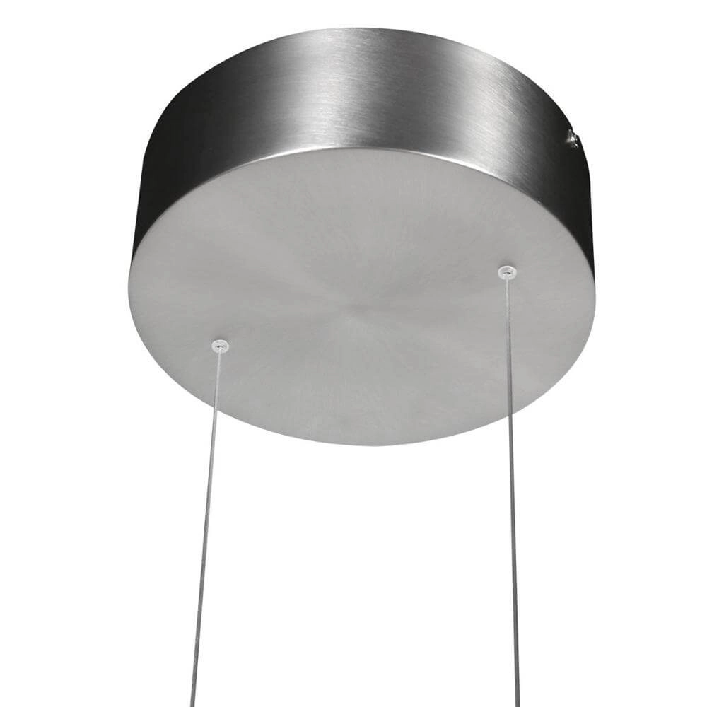 Sleek pendant lamp Soleil Ø 32cm grey Steinhauer 8712746176674