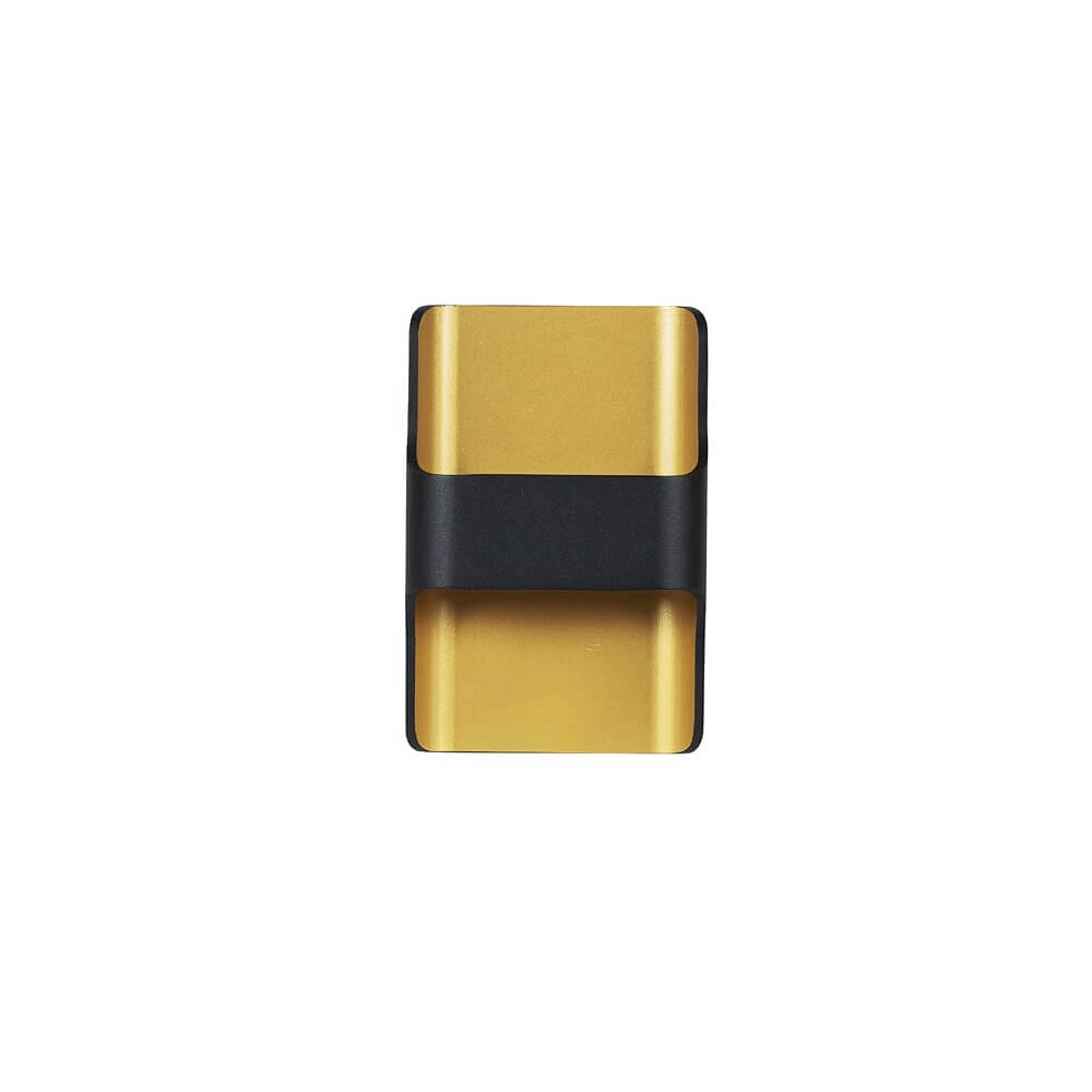 Wall lamp design Dallas black with gold