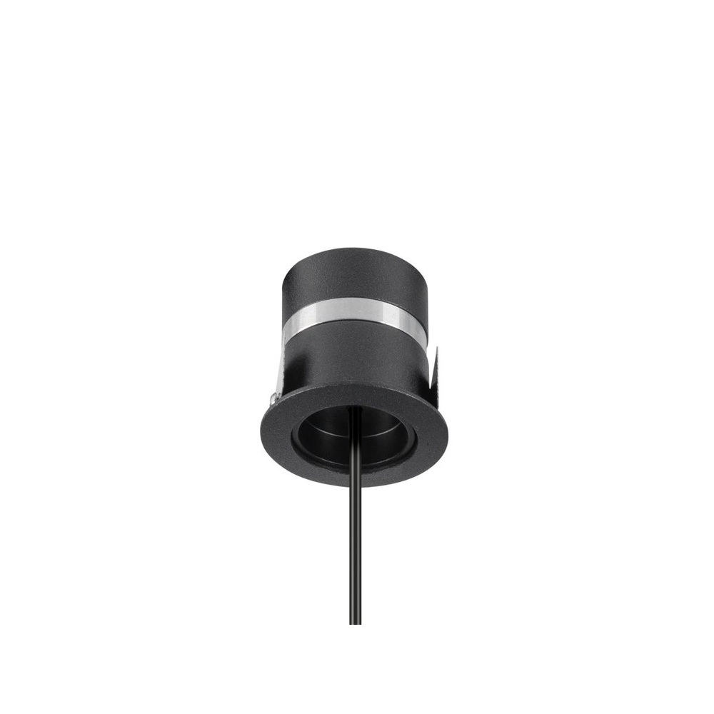 Recessed pendant light Dysko black with gold SLV 4024163316651