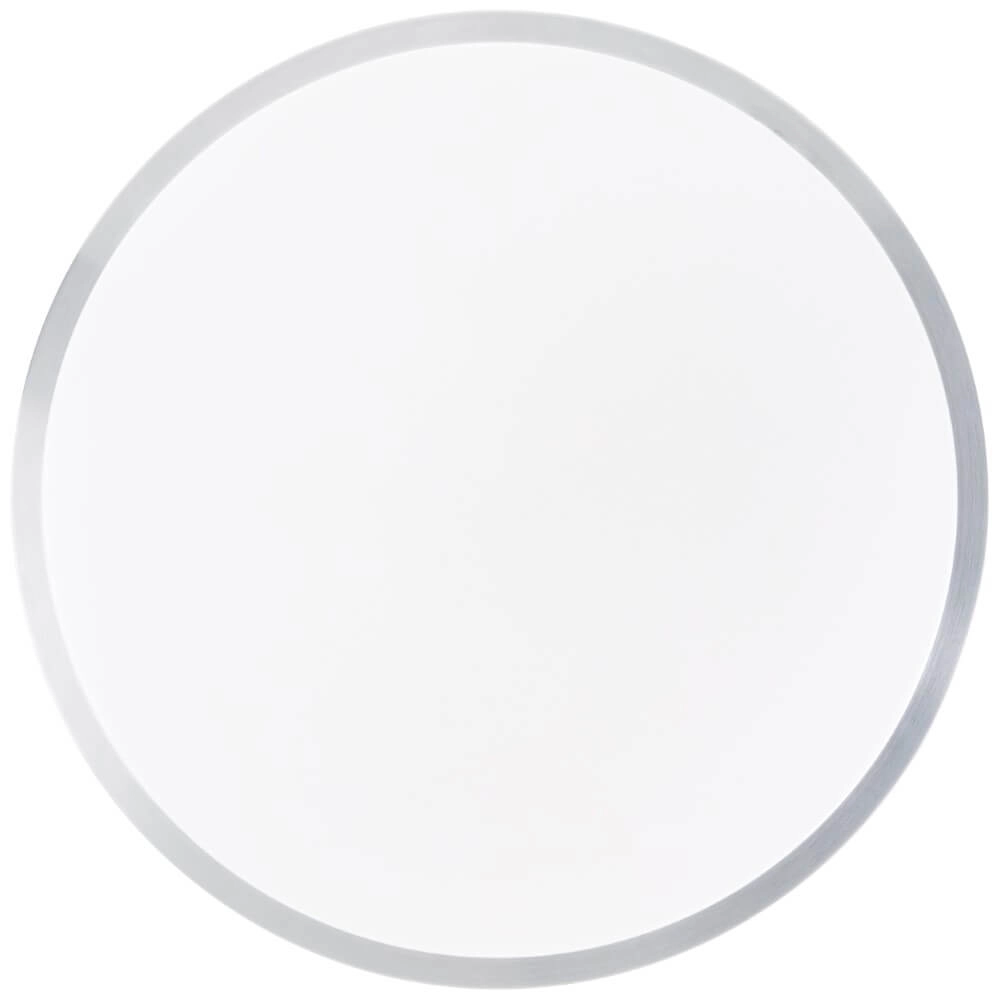Nickel ceiling lamp Livius with white Ø 48.5cm Brilliant 4004353426483