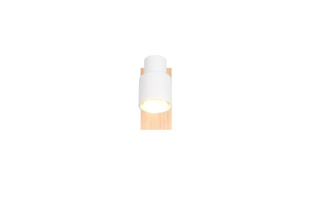 Design wall lamp Pierre white with wood Trio 4017807638141