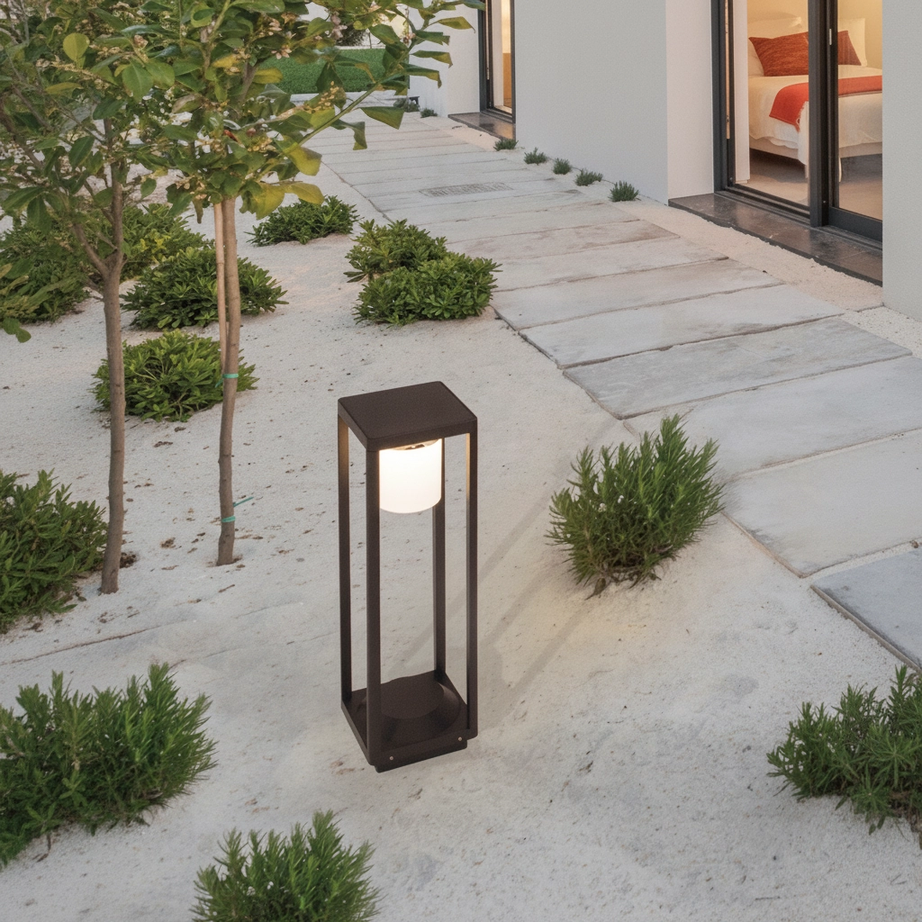 Solar garden lamp Loveto anthracite