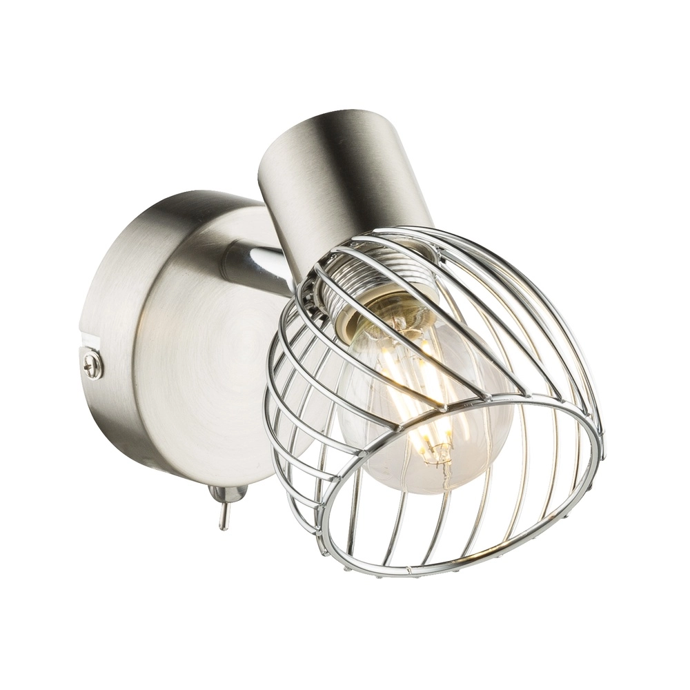 Wall lamp Texas nickel