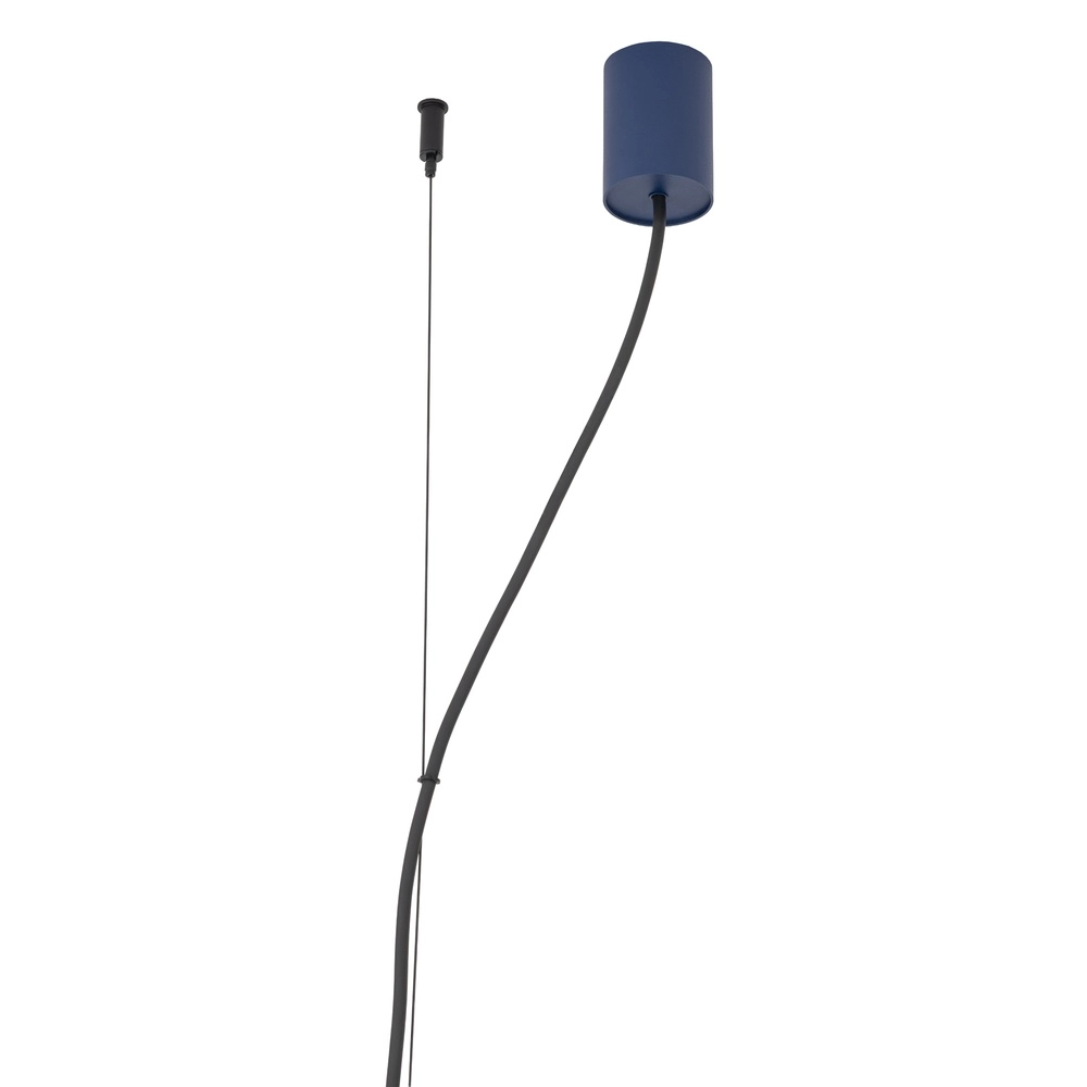 Design pendant lamp Fourty 8-light navy blue