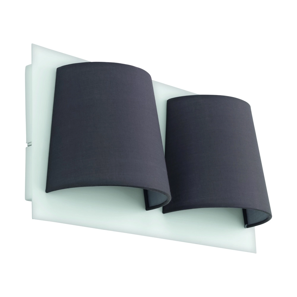 Wall lamp Serravalle white with black