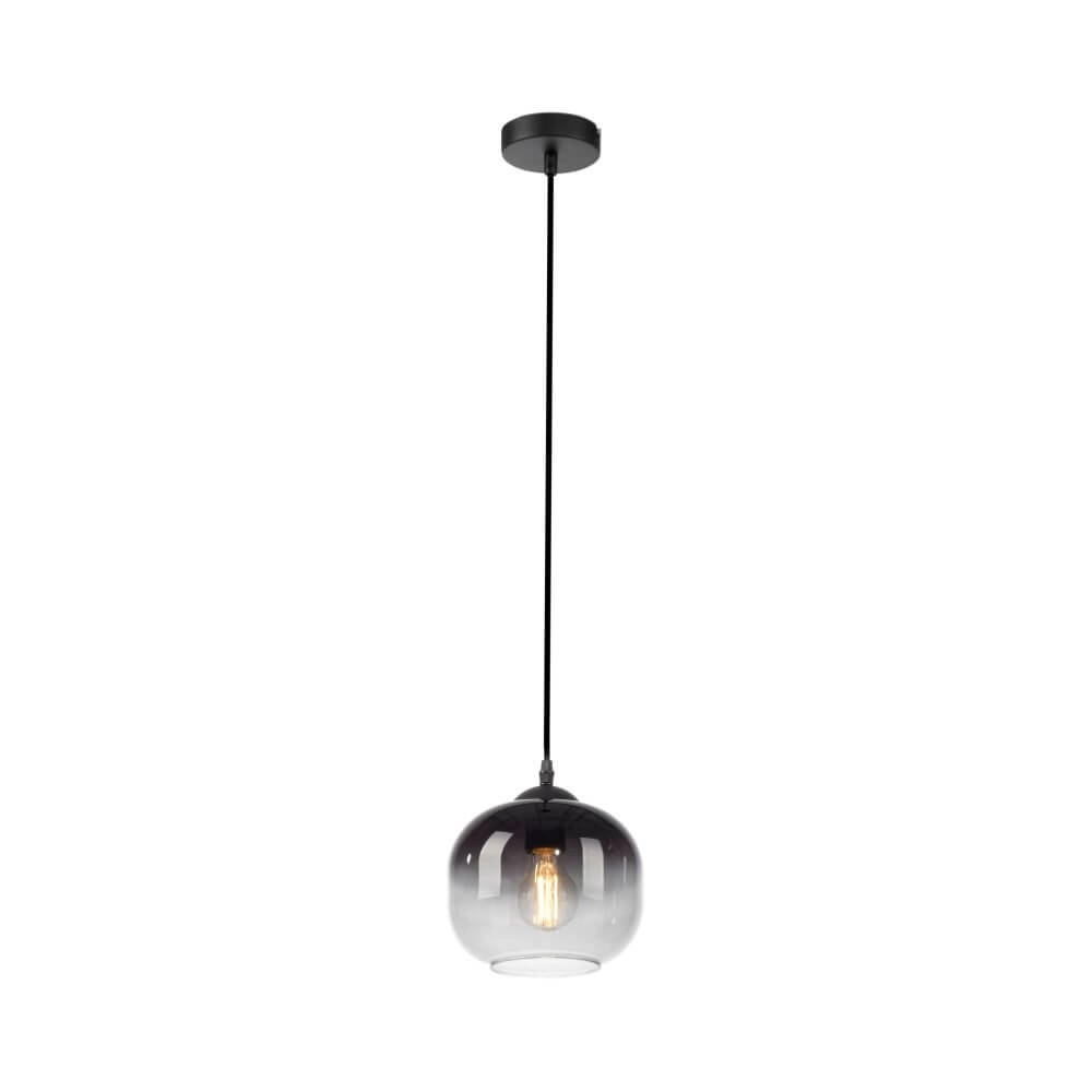 Black pendant lamp Zea ankle Just Light 4043689993740