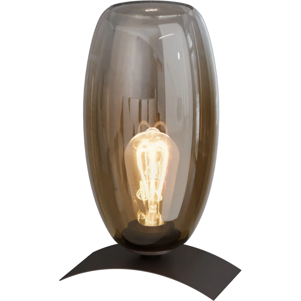 Table lamp Olive Ø15cm glass - cocoa