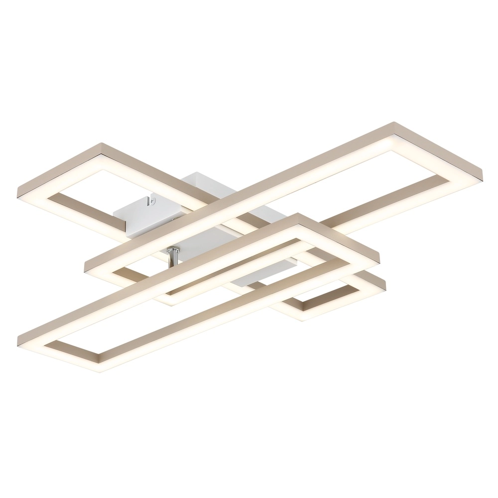 Modern ceiling lamp Wilton sand brown 40cm