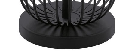 Black table lamp Roccamena Eglo 9002759436391
