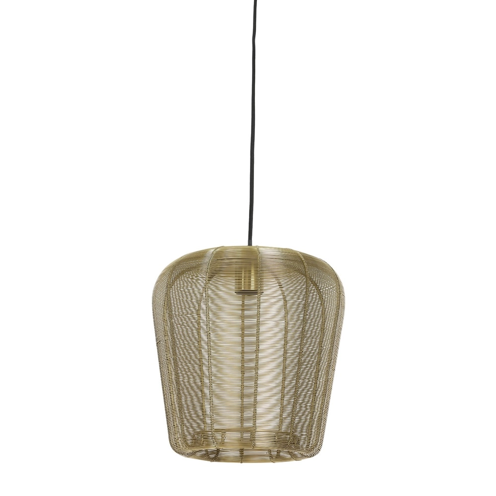 Golden pendant lamp Adeta Ø 28cm Light & Living 8717807601027