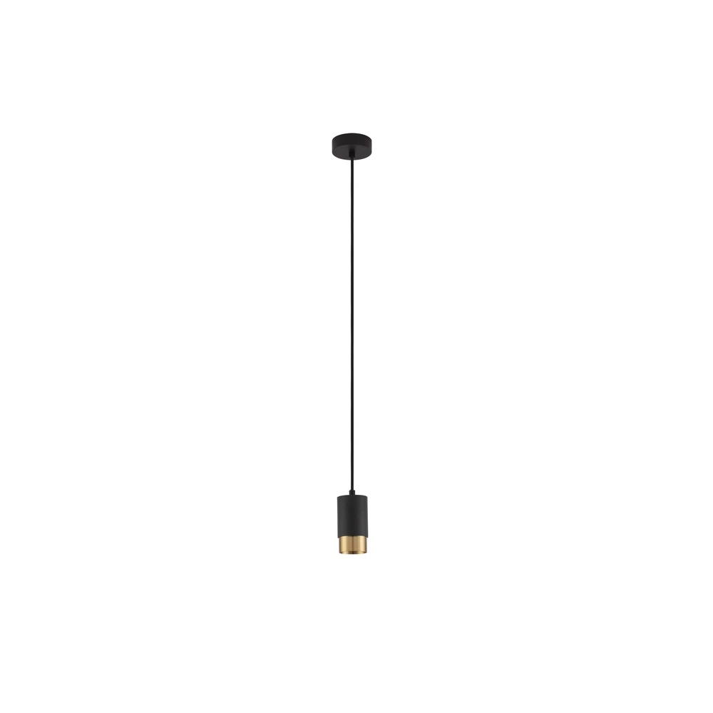 Pendant lamp Pongo S single 10.8cm black with gold Lyora 5212017430311