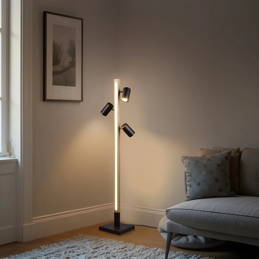 Design floor lamp Marley black Trio 4017807559767