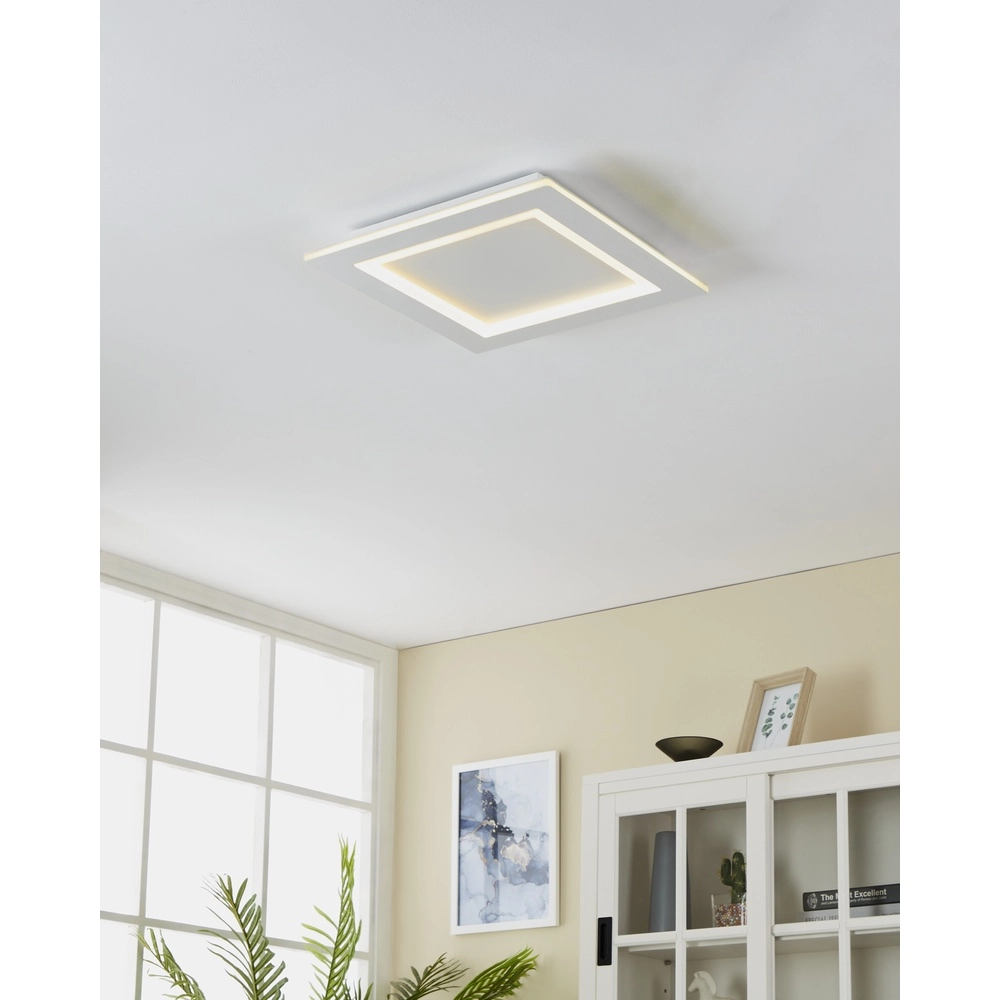 Zigbee ceiling lamp Padrogiano-Z 45x45 cm Eglo 9008606244188
