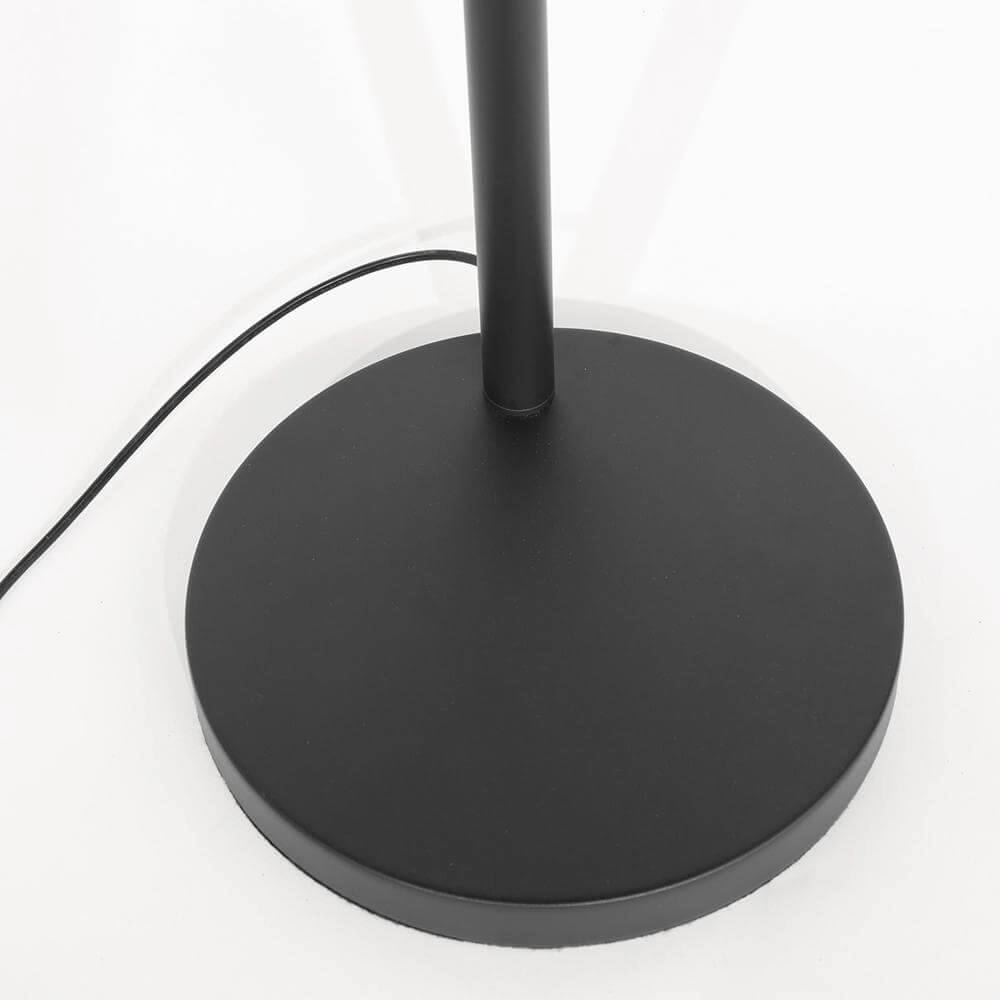 Floor lamp Sparkled light with black hoods Steinhauer 8712746175646