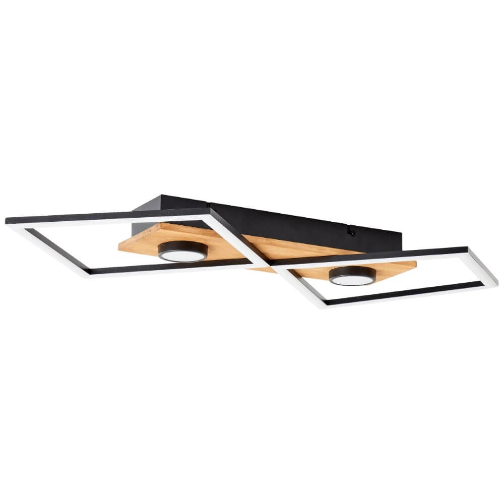Wooden led ceiling light Woodbridge M Brilliant 4004353409707