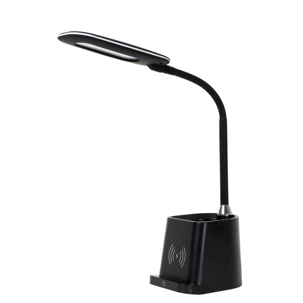 Desk lamp Penny with wireless charging panel black