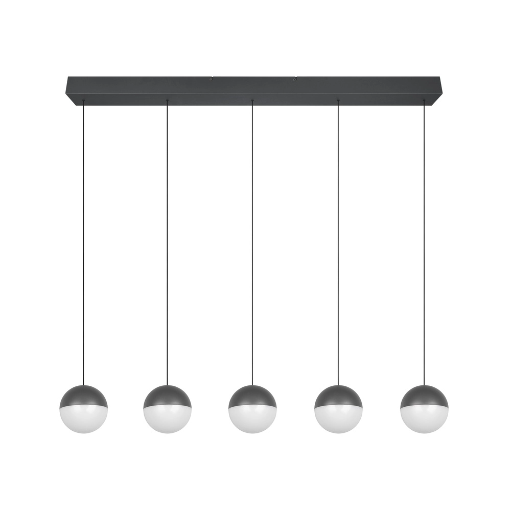 5-light pendant lamp Senta anthracite Trio 4017807697872