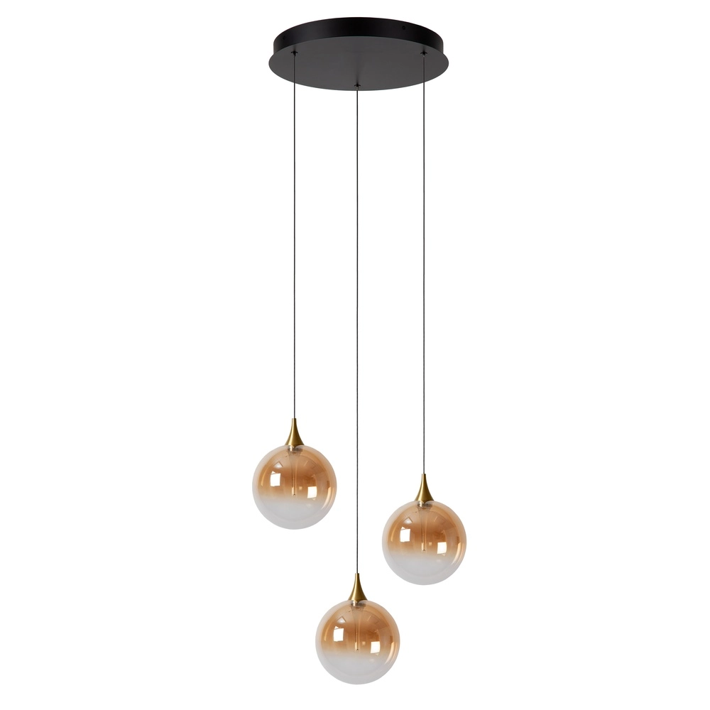 Design LED pendant light Gisela fading - 3x Ø 16cm Premium by Lucide 5411212134790