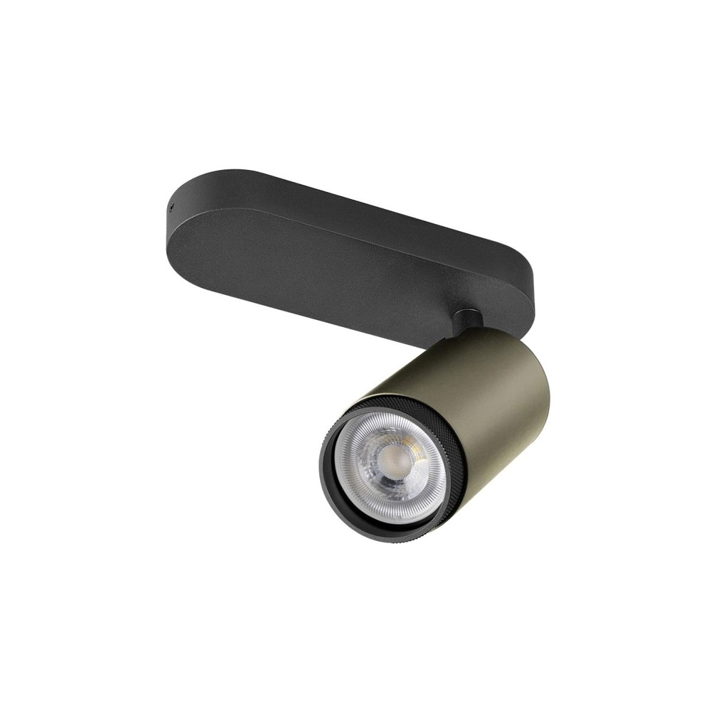 Surface-mounted spot Grip! L bronze with black ring SLV 4024163304429