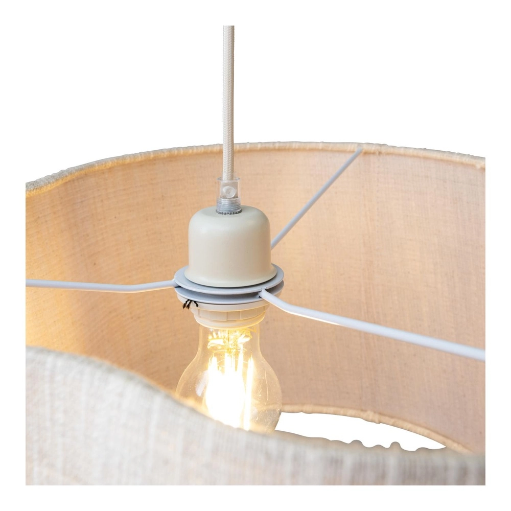 Organic Pendant Lamp Chantal 4-light beige Lucide 5411212510105